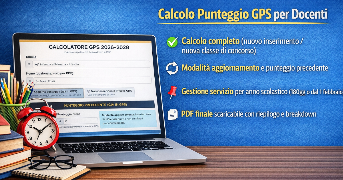 Calcolatore GPS